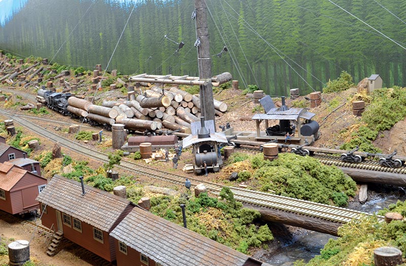 ho scale logging layout