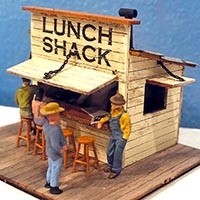 Lunch Shack Kit in HO by Berkshire Valley Models