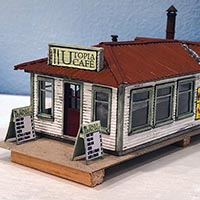 Utopia Cafe from Mine Mount Models in HO Scale