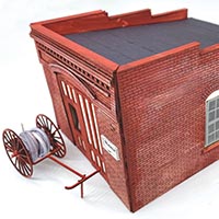 Fire Hose House by Berkshire Valley Models in O Scale
